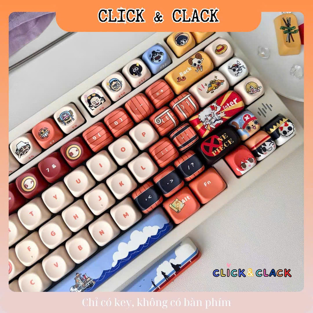 Keycap One Piece - MOA Profile - PBT dyesub cao cấp cho phím cơ 137 phím | BigBuy360 - bigbuy360.vn