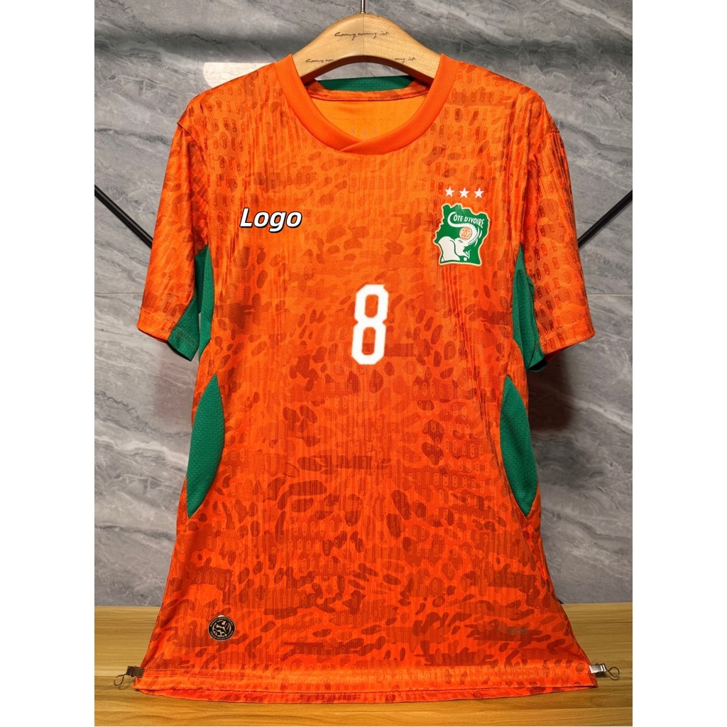 Áo thi đấu bóng đá nam Côte d'Ivoire 2026 World Cup, cổ ngắn