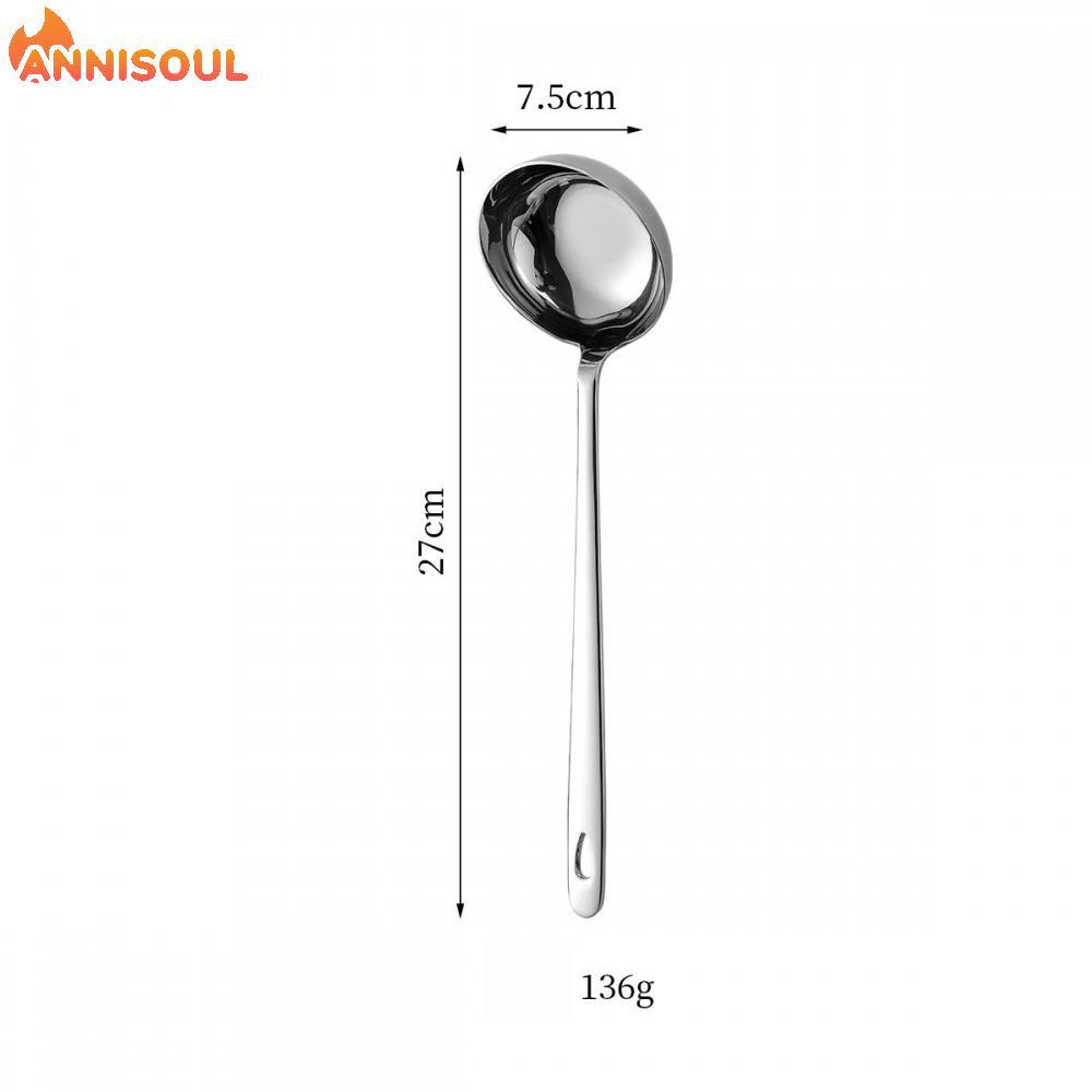 [NISO]316 Stainless Spoon 316 Stainless Steel Comfortable Grip Big Bowl Design