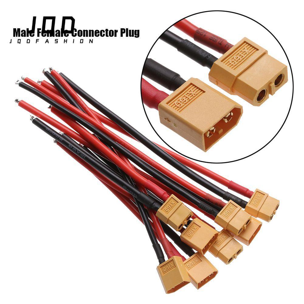 Đầu nối JQD XT60 có dây silicon 12 AWG / 14 Dây AWG Phụ kiện mô hình Nữ / Nam