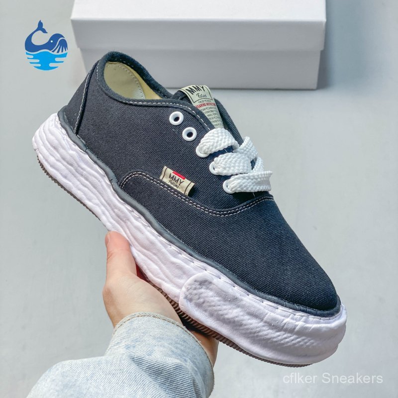Giày MMY Mihara Yasuhiro Original Sole Canvas Low retro dissolving casual sneaker unisex chính hãng