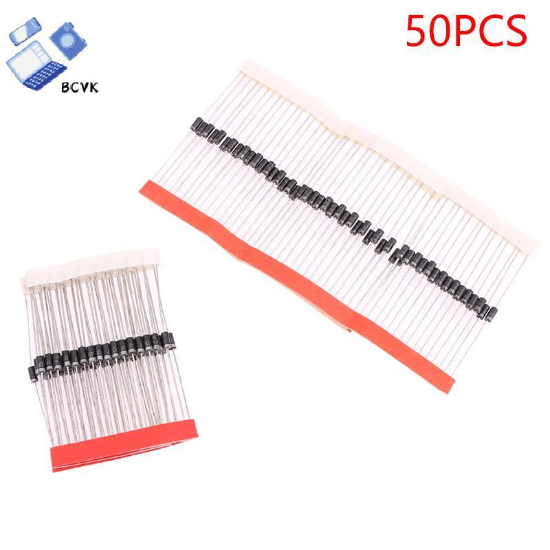 [BCVK] 50 Điốt chỉnh lưu Schottky UF4004 UF4007 1A 400V 1000V Bộ chỉnh lưu Diode phục hồi siêu nhanh