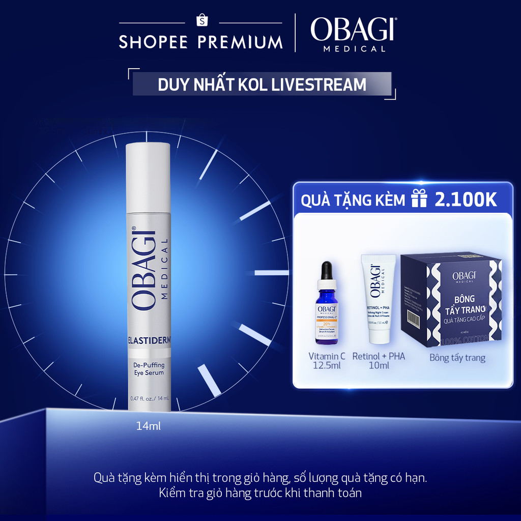 [Obagi - Lucie] Tinh Chất Dưỡng Da Vùng Mắt Obagi ELASTIDERM® Eye Complete Complex 14ml