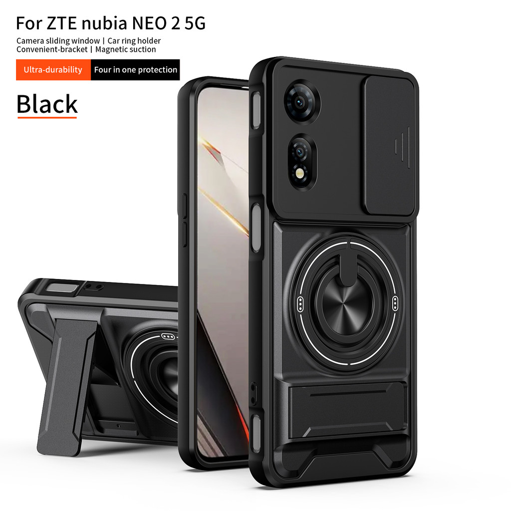 Ốp Lưng Cho ZTE Nubia NEO 3 Từ Đứng Trượt Bảo Vệ Camera Cho Nubia NEO2 NEO3 Âm Nhạc 4G Focus Pro 5G 