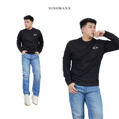 Quần Jean Nam Ninomaxx Form Tapered Xanh Dương RAWCORE DENIM Chất Vải Cứng Dày Độ Bền Cao Co Dãn Nhẹ 2508006