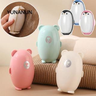 Yunaun Quần áo có thể giặt được Con lăn dính tóc, Tẩy lông tại nhà Dụng cụ làm sạch lông thú cưng, Loại bỏ bụi Chim cánh cụt / Lông gấu Con lăn di động có thể tái sử dụng cho gia đình