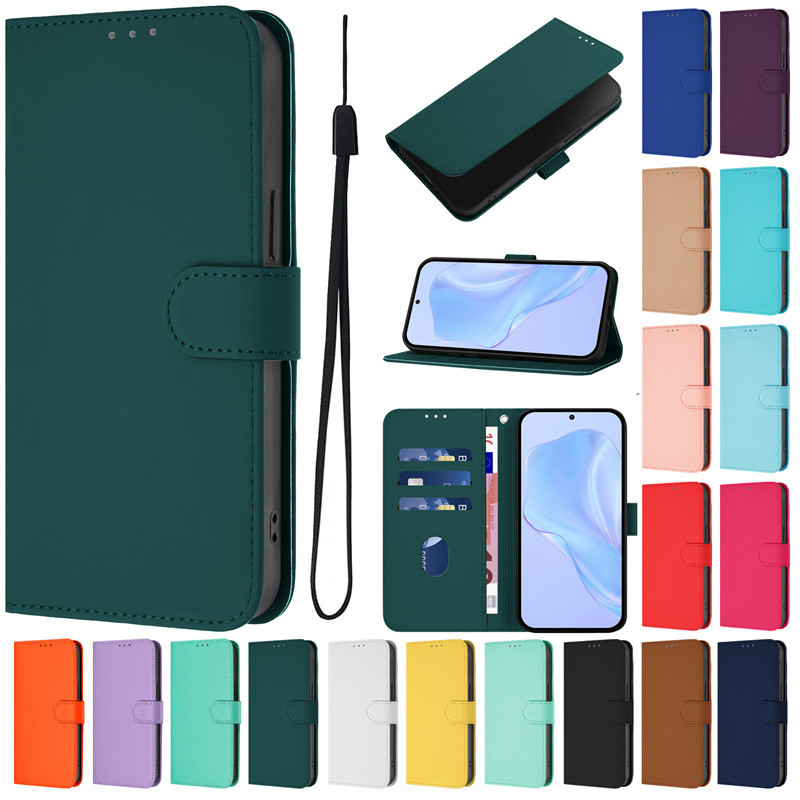 Dopamine Màu Dành Cho Xiaomi 12 Xiaomi MI 12T Pro Bao Da Lật Đứng Ví Điện Thoại Bao Da Dây Đeo