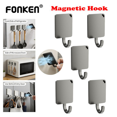 Fonken Móc Từ Tính Nhà Bếp Tủ Lạnh Đồ Dùng Giá Để Đồ Cho Thìa Xẻng Rags