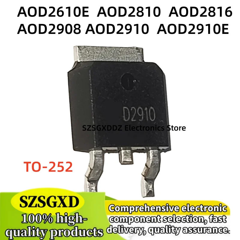 5 Chiếc AOD2908 AOD2816 AOD2810 AOD2910E AOD2910 AOD2610E D2908 D2816 D2810 D2910E D2910 D2610E TO-2