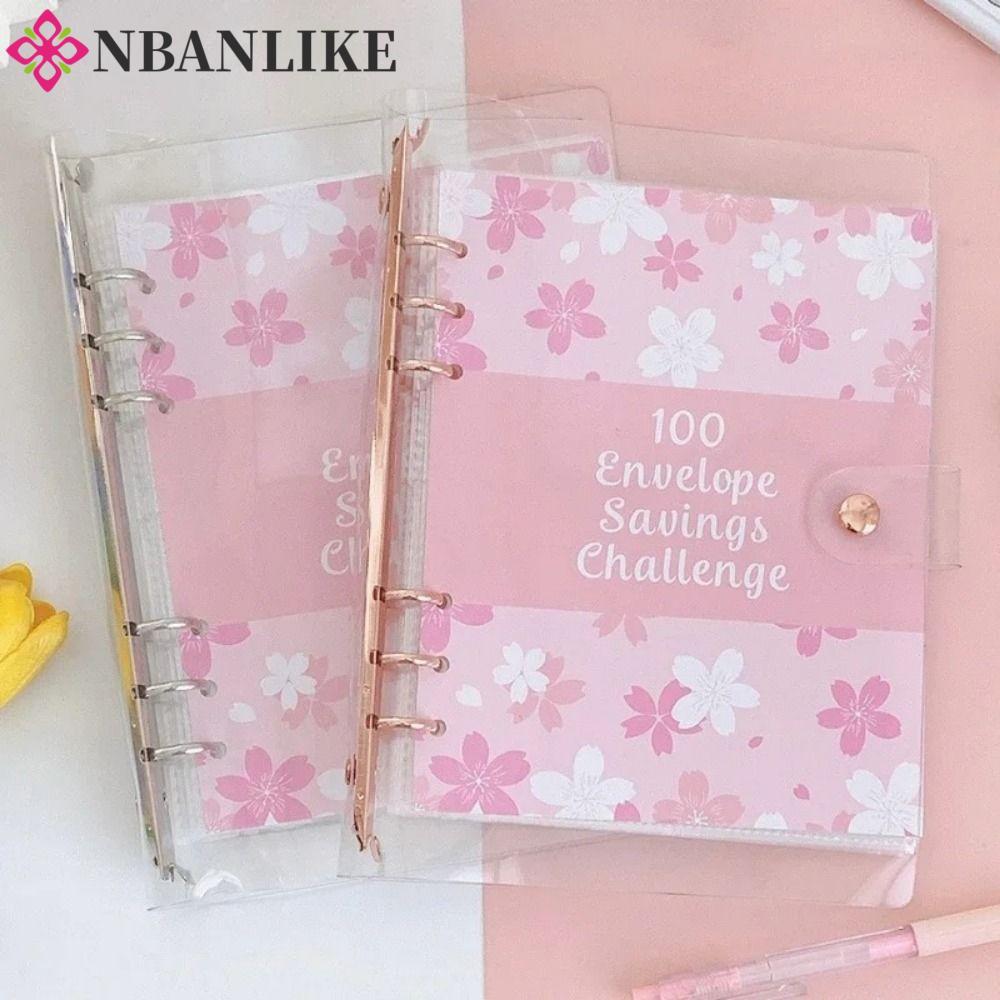 Thử thách tiết kiệm phong bì NBANLIKE 100, Tiết kiệm tiền 100 Phong bì 100 Chất kết dính thử thách p