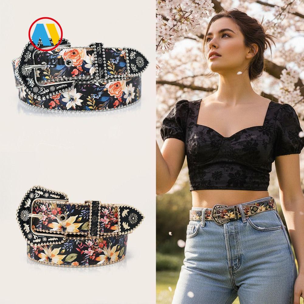 Thắt lưng khóa kim loại MEIGU - Hoàn thiện style boho và hip hop, phù hợp quần jean
