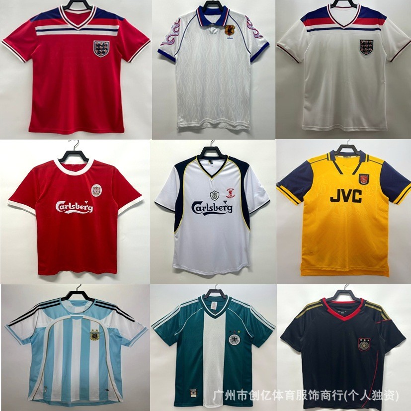 Áo bóng đá Retro Arsenal Tây Ban Nha AC Paris National Messevia Pháp Marseille Colindia Jersey 5.11A