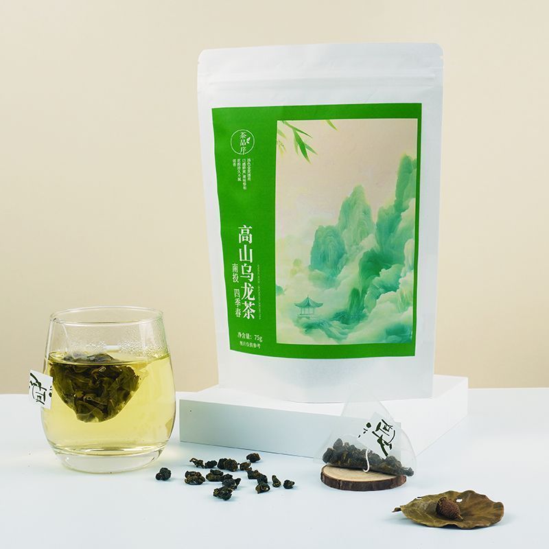 75g Đài Loan Nantou Alpine Oolong Túi Độc Lập Trà Thơm Bốn Mùa Xuân Túi Nhỏ Nhập Khẩu Gói Nhỏ 4.21.l
