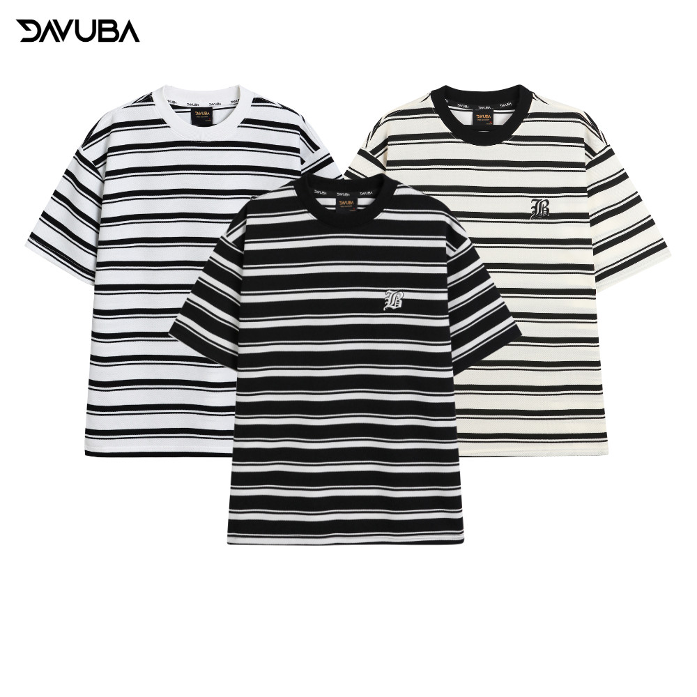 Áo thun ca rô Dream DAVUBA nam nữ cổ tròn ngắn tay SM059