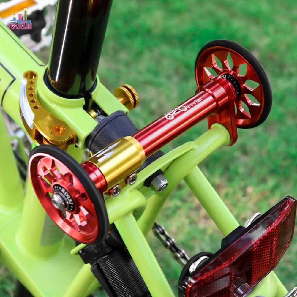 Xe đạp JESJELIU - Bánh xe Easywheel 60mm Hợp Kim Nhôm M6, Giá Dỡ Phía Sau