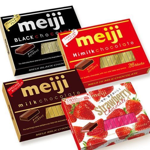 Đồ ăn nhẹ nhập khẩu Nhật Bản Meiji Meiji Pure Black / Milk Piano Chocolate Meiji Chocolate LS42226 @