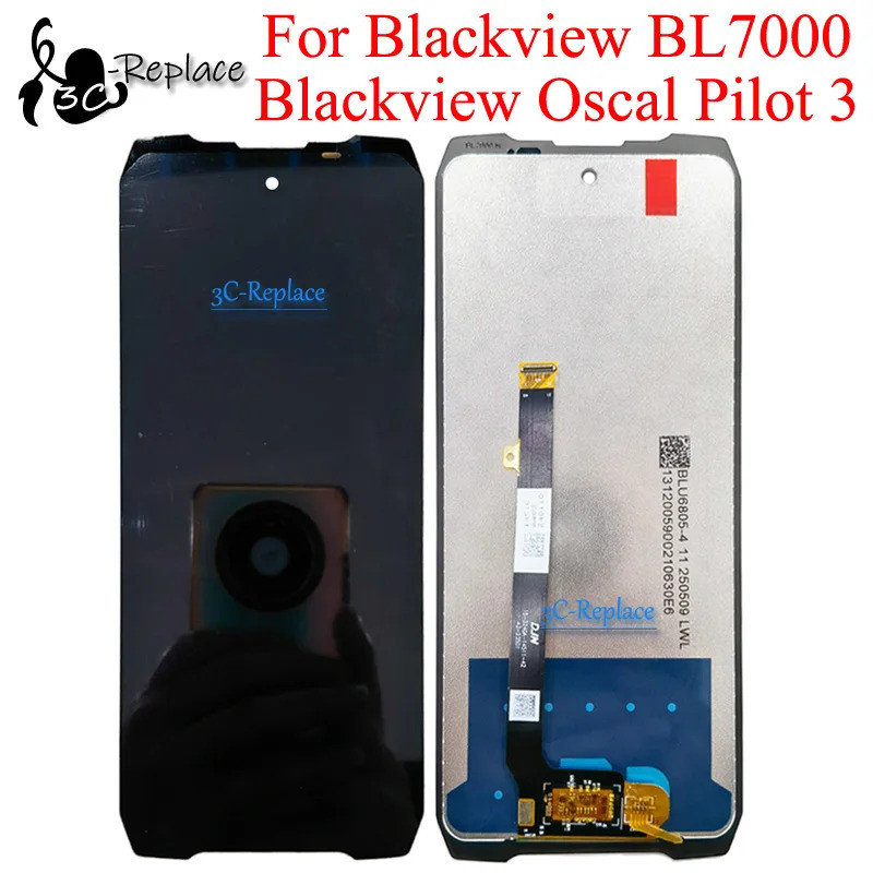 Đen 6,78 Inch Cho Blackview BL7000 Blackview Scal Pilot 3 LCD DIsplay Màn Hình Cảm Ứng Bộ Số Hóa Bản