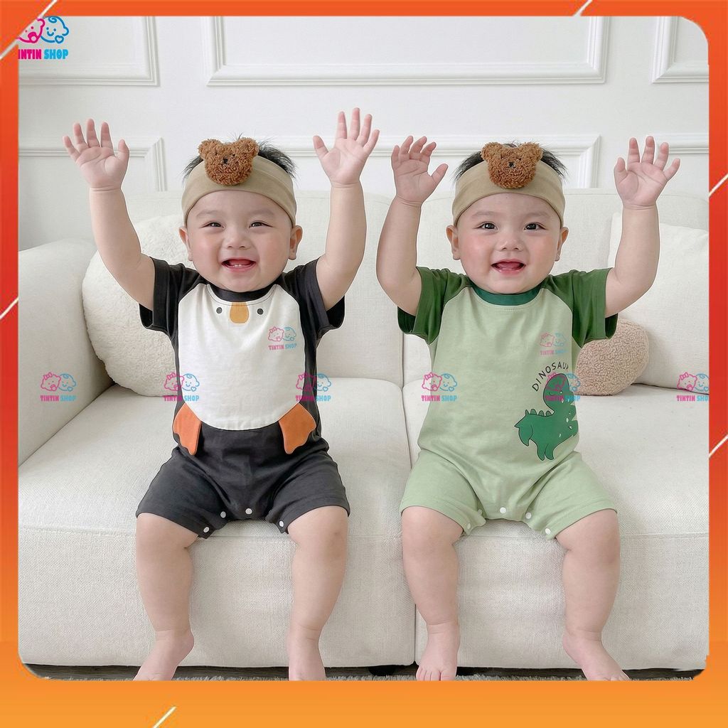 Bodysuit cho bé Áo liền quần Body đùi cho bé sơ sinh bé trai bé gái Bộ đồ liền thân SLH159