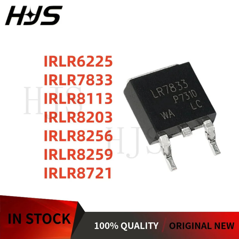 10 Chiếc IRLR6225 IRLR7833 IRLR8113 IRLR8203 IRLR8256 IRLR8259 IRLR8871 LR6225 LR7833 LR8113 LR8203 