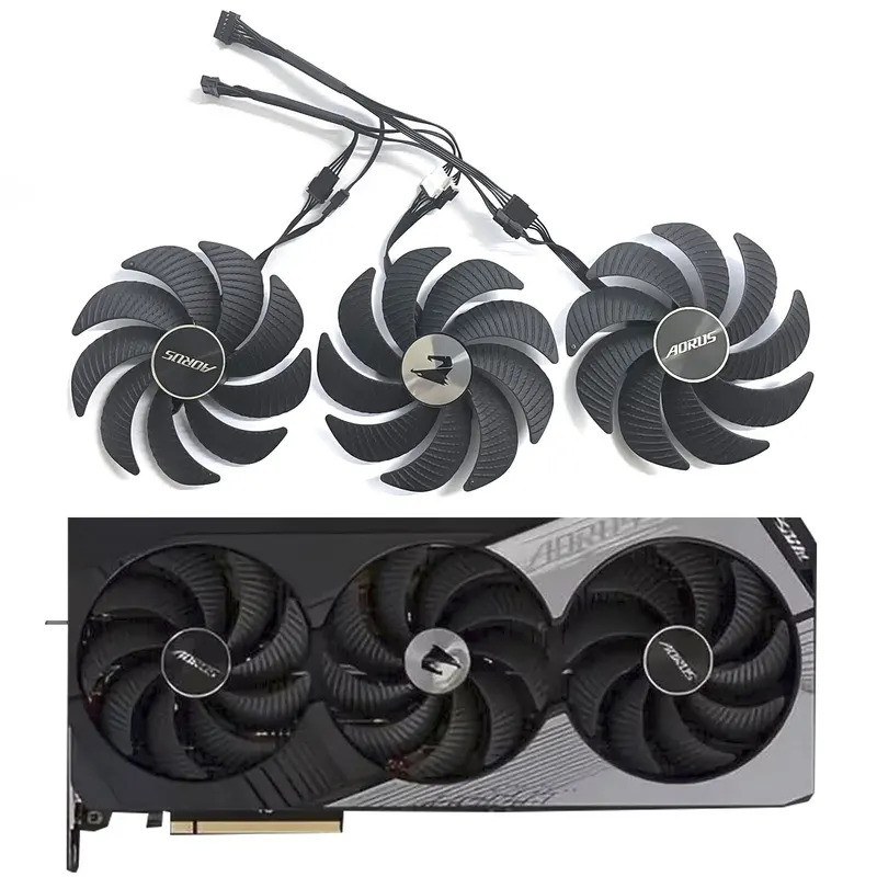 Chính Hãng 100mm PLD10020B12H DC12V 0.65A 6PIN Quạt Đồ Họa Cho GIGABYTE AORUS GeForce RTX 4090 RTX 4