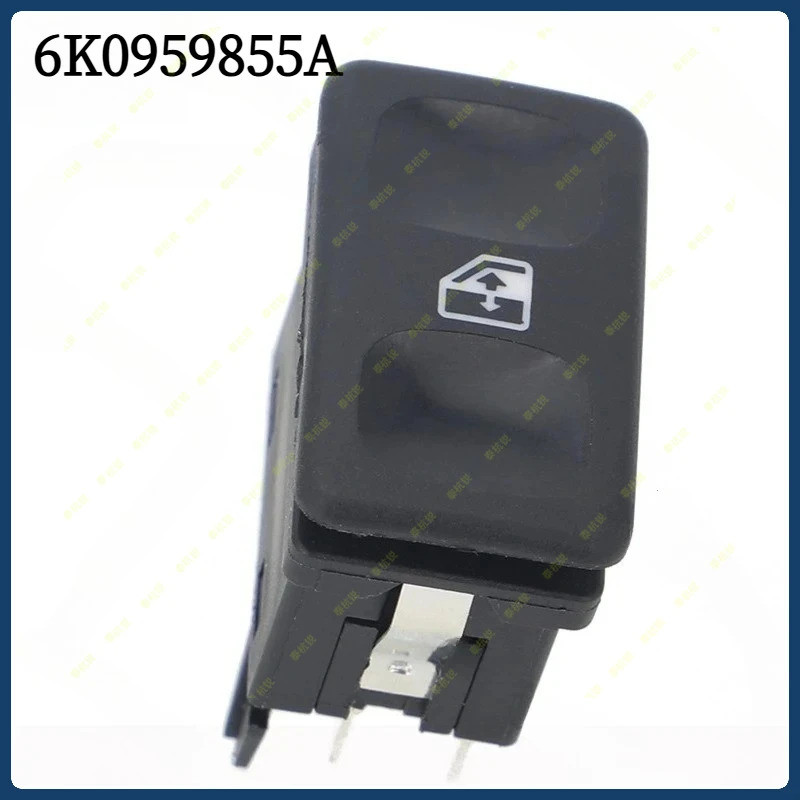 6K0959855Một Công Tắc Cửa Sổ Điện Nút Contorl Đơn Cho Ghế Cordoba Ibiza Inca Toledo VW Polo 1992 199