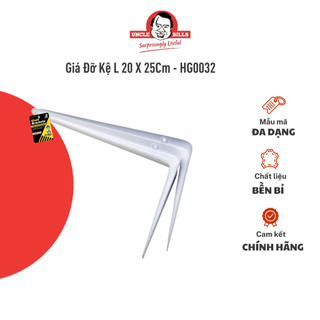 Giá đỡ kệ chữ l uncle bills hg0032 bộ 2 cái 20 x 25 cm