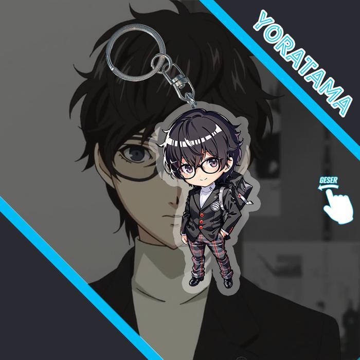 Gantungan Kunci Persona Ren Joker Morgana Futaba Yukari, Keychain Anime Lucu - Ren