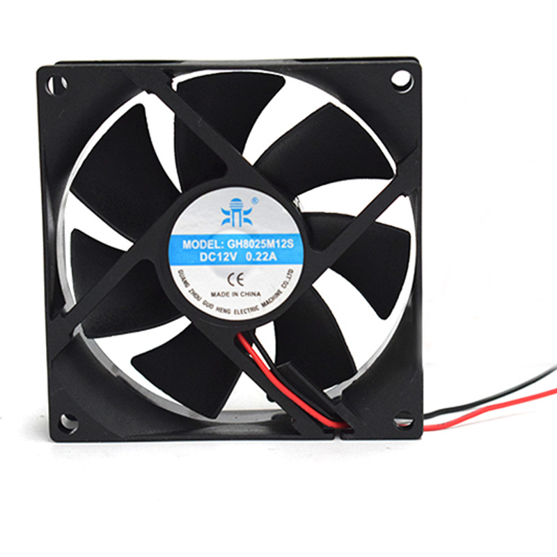 Quạt trục GH8025M12S GH8025M24S Quạt làm mát thương hiệu Ding DC 12V / 24V 80MM