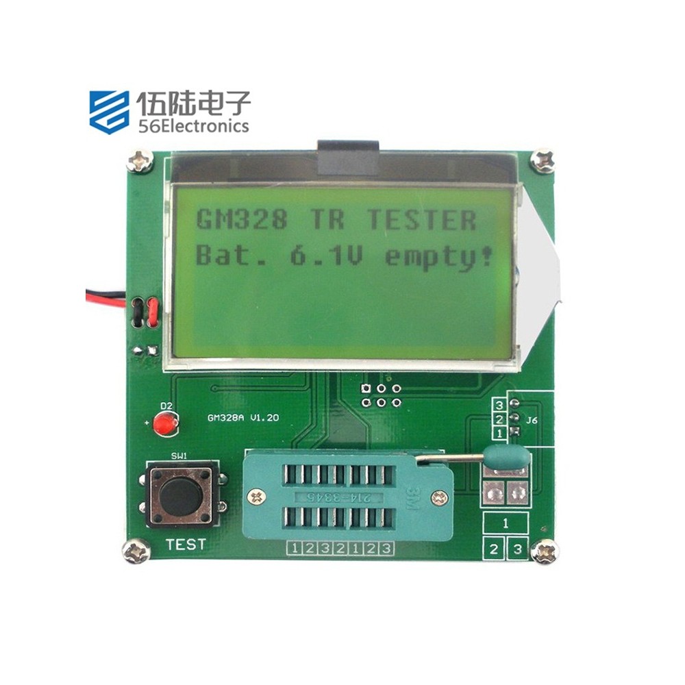 ✅ Cho diode ✅ bảng Màn Hình Trong Kho GM328A Transistor Test Patch Phiên bản đồ họa Thành phẩm TJ-56