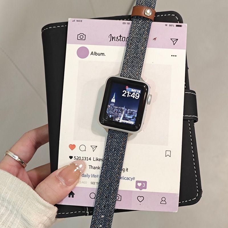 Thích hợp cho Huawei Bracelet 10 / 9 / 6 / 76 Glory 9 / 7 Sáng Tạo Cao Cấp Đơn Giản Đinh Tán Dây Đeo