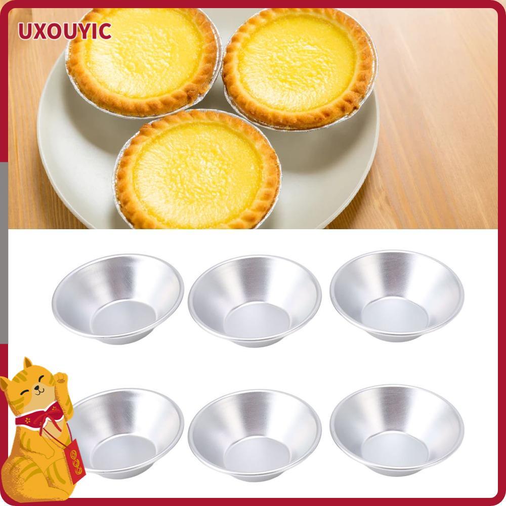 UPOUYIC 25 Khuôn Bánh Cupcake Mini, Nhôm Làm Sạch Trứng Nhôm Khuôn Tart, Bền Chống Dính Một Mảnh Khu