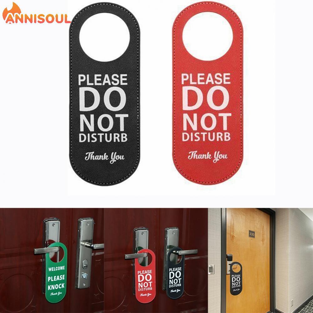 [NISO]Door Sign Hotel 1PC 1 * Black+green Black/red + Green Home Décor Pattern Design