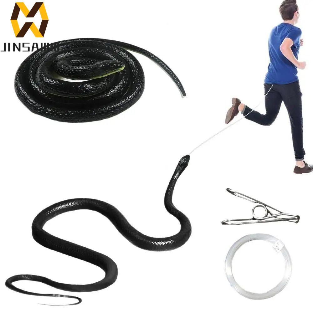 JENIFERDZ Rắn Prank, Quà Tặng Vui Nhộn Mô Phỏng Rắn Đồ Chơi Tricky Đáng Sợ, Đạo Cụ Anaconda Trò Đùa 