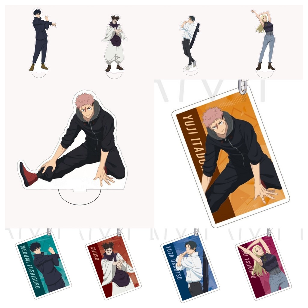 Game Keychains Choso Yuji Itadori Yuta Okkotsu Megumi Fushiguro Yuki Acrylic Stand Anime Figure Mode