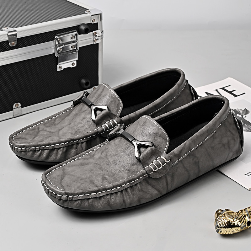 Giày Nam Thời Trang Loafer Nhẹ Nam Loafer Giày Da Mềm Da Chất Lượng Cao Loafer