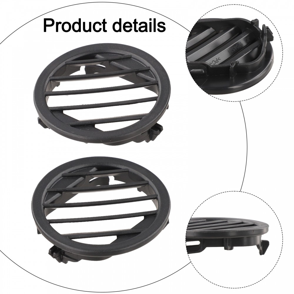 Black Dash Air Vent 2 chiếc cho Mercedes X204 GLK350 GLK280 GLK250 Năm 2010 2015