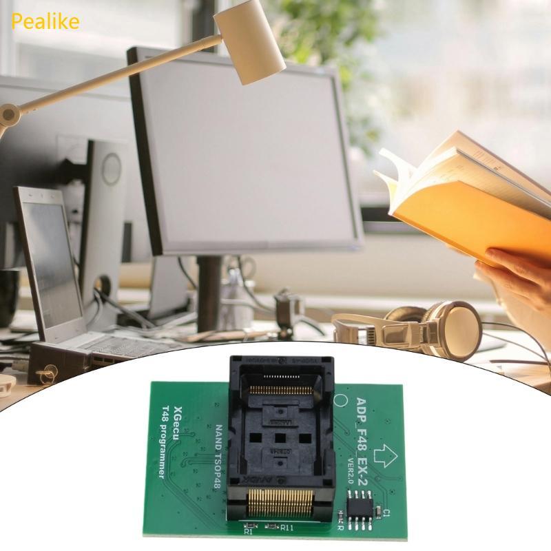 Pealike Chính Xác ADP F48 EX-2 TSOP48 T48 Flash Adapter Để Truyền Dữ Liệu Nhanh Với T48 TL866 3G Lập