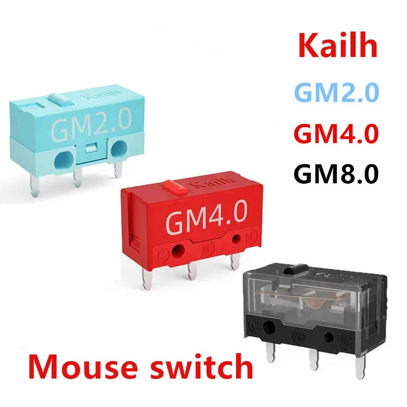 1 Cái Kailh GM2.0 GM4.0 GM8.0 chuột micro switch Công tắc nút chơi game có thể thay thế tất cả các l