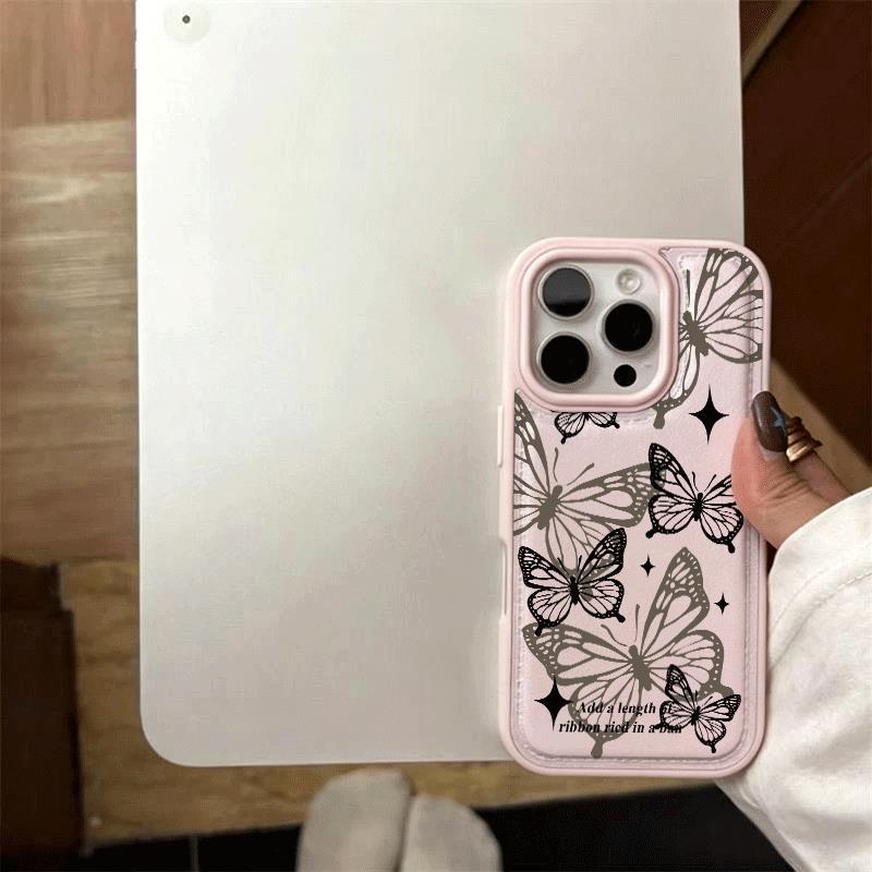 Mặc Điệp U Ảnh Đối với iPhone 17/16 trường hợp lỗ lớn 13/12 mô hình mới đơn giặc