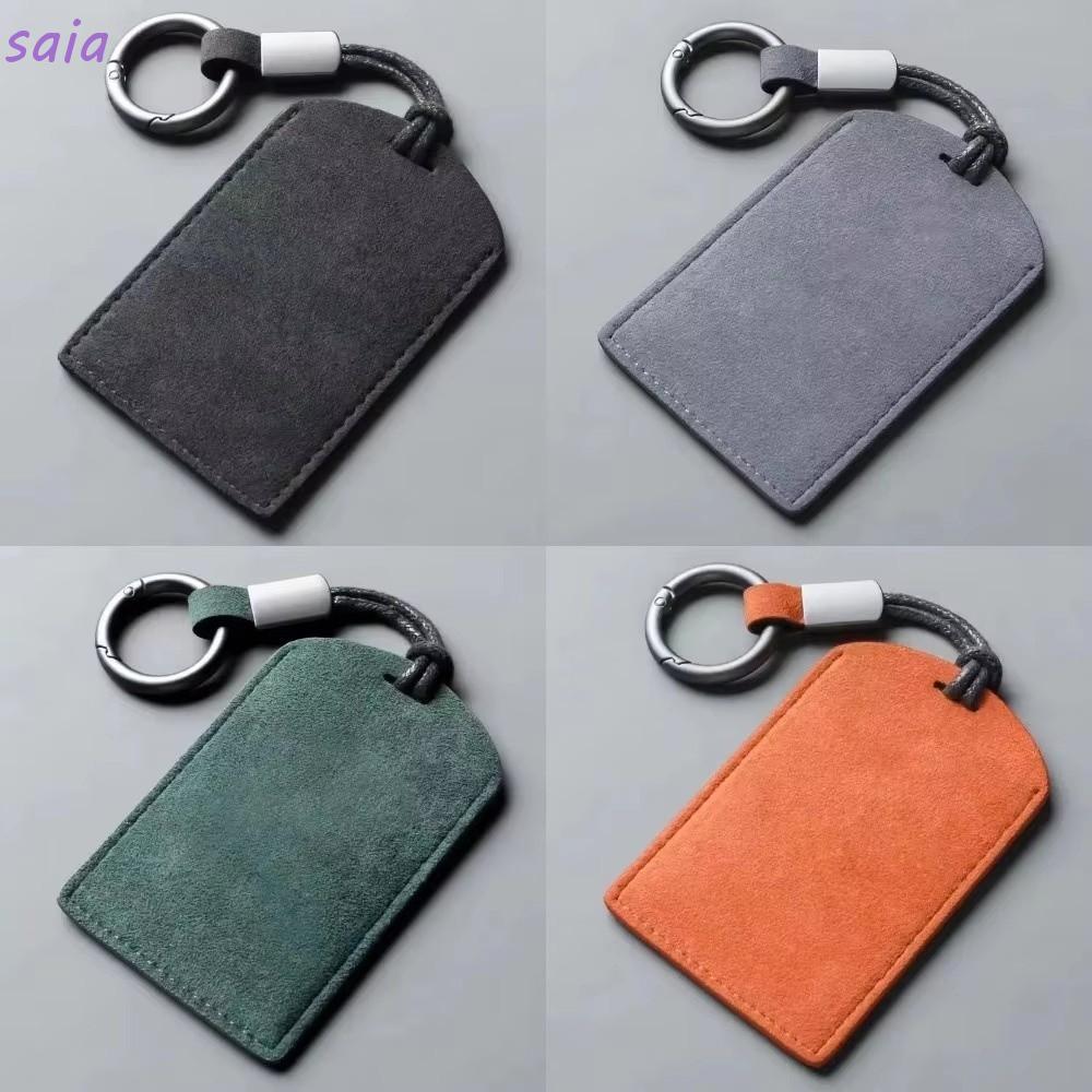 SAIA Car NFC Card Holder, Giấy phép NFC PVC Card Cover Bao da thật Chìa khóa, Vỏ bảo vệ Mini di động