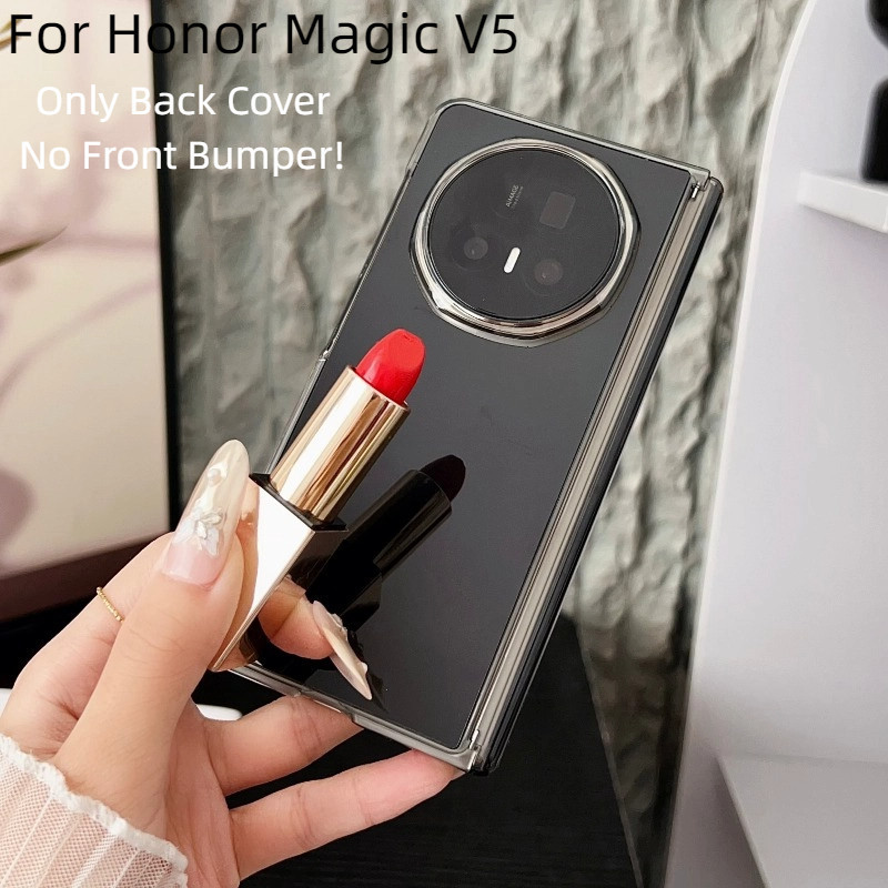 Dành Cho Honor Magic V5 V 5 MagicV5 Ốp Lưng Gương Sang Trọng PC Cứng Bản Lề Bảo Vệ Lật Vỏ Điện Thoại