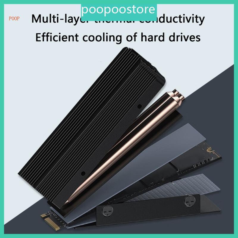 POOP M 2 SSD Tản Nhiệt 2280 SSD Tản Nhiệt Với NVMe SSD Tấm Giữ Nhiệt NVMe NVMe Tản Nhiệt