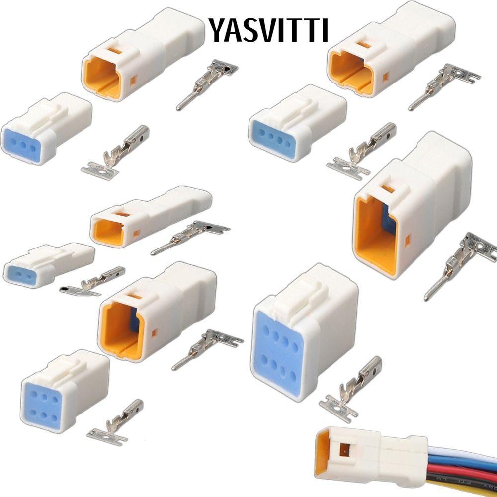 Đầu nối cáp chống nước ô tô YASVITTI, 03R-JWPF-VSLE-S JST JWPF Type JST JWPF Male Female Butt Plug, 