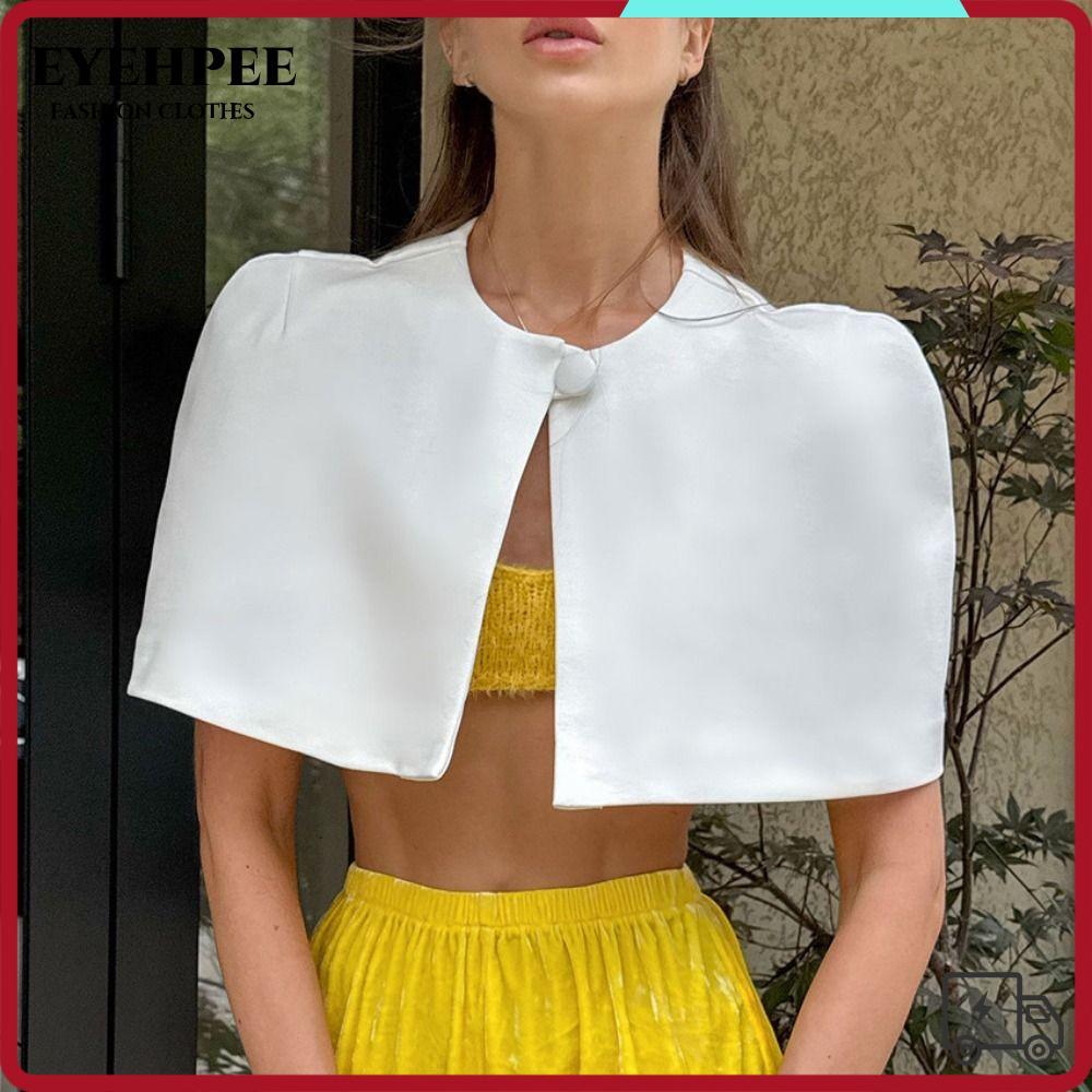 Áo Tank và Cardigan Croptop EYEHPEE Style Y2K Thanh Lịch Cho Nữ