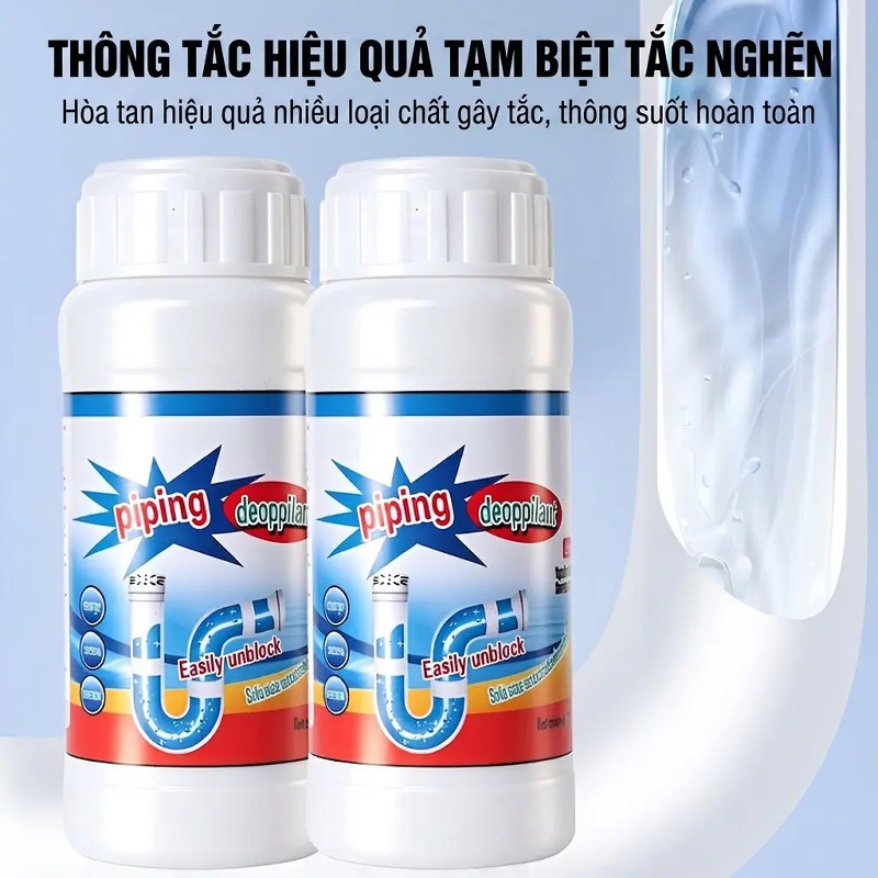 [Kitchen & Bathroom Use] ✨Fast Acting✨ Drain Cleaner/Pipe Unclogger/Clog Remover Powerful Dissolve F