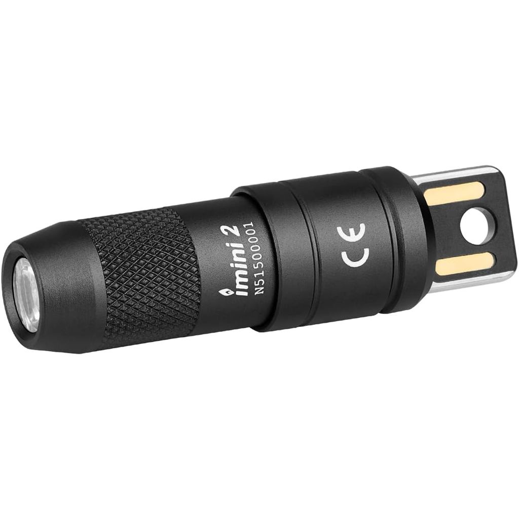 Đèn pin móc khóa có thể sạc lại OLIGHT IMINI 2 EDC, Đèn móc khóa LED Mini nhỏ gọn và di động 50 Lume