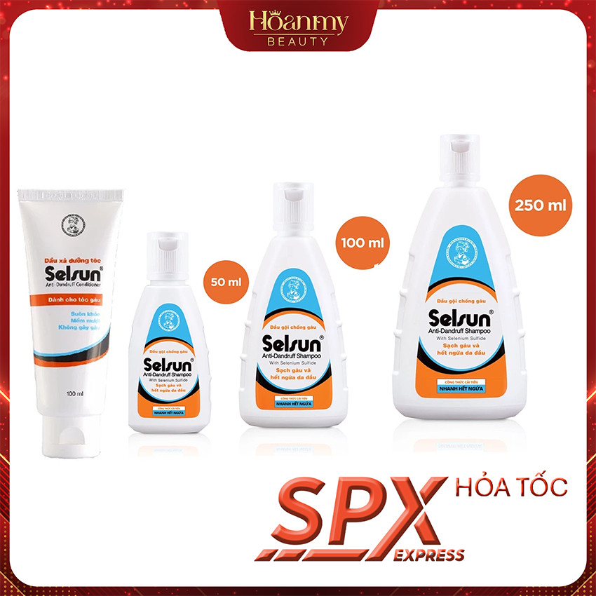 Dầu gội Selsun chống gàu, sạch gàu & hết ngứa da đầu Selsun Anti-Dandruff Shampoo 50, 100, 250ml