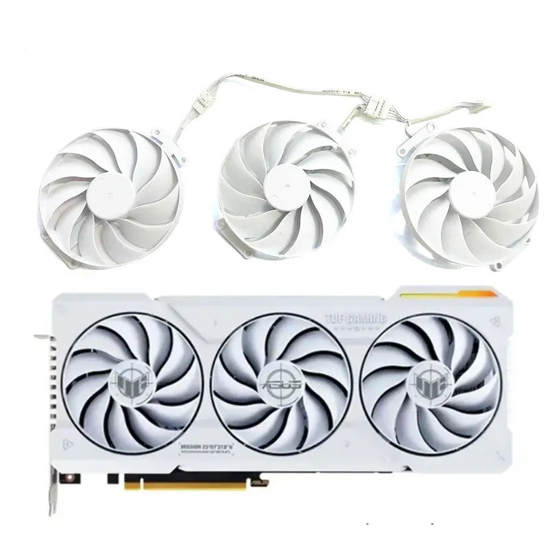 CF9015U12D 7PIN RTX4070 TI GPU thay thế quạt cho Asus GeForce RTX 4070 Ti Super Tuf White OC quạt đồ