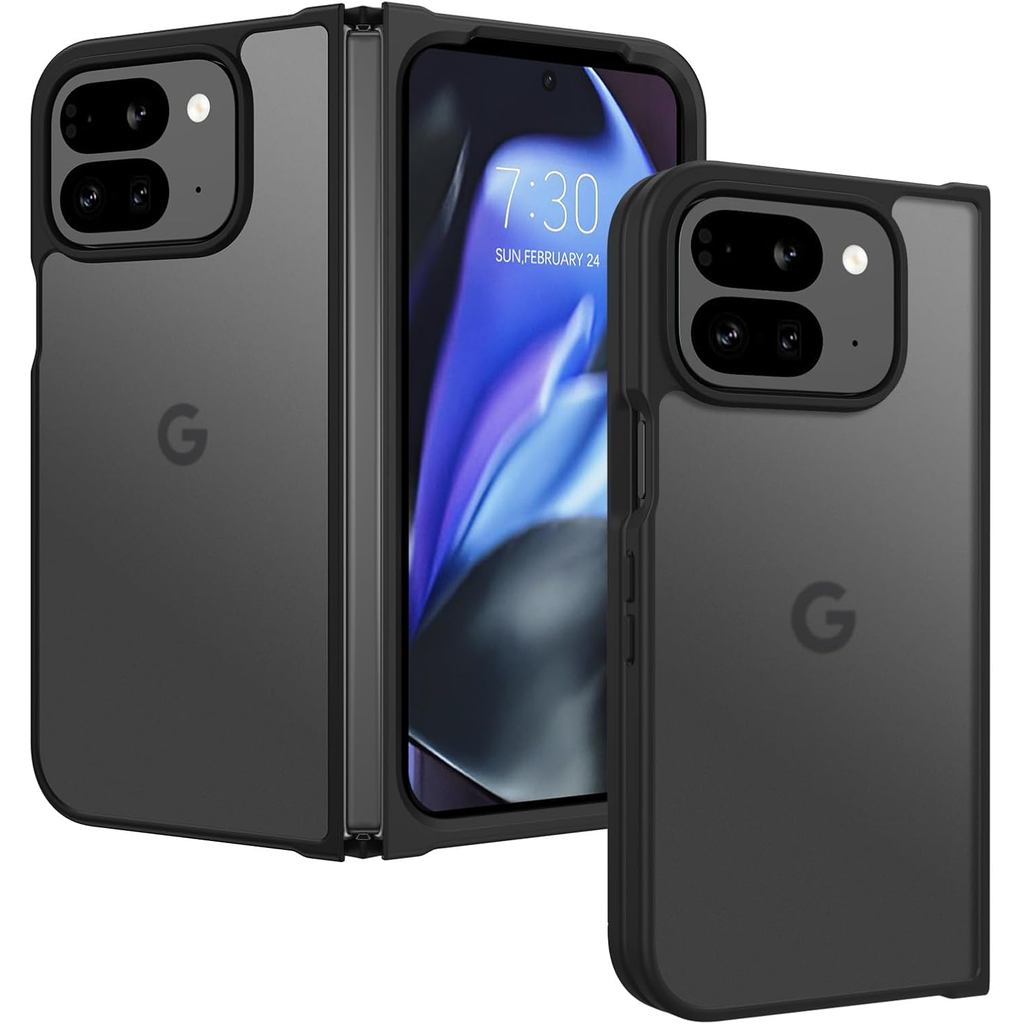 GUAGUA cho Google Pixel 9 Pro Fold Case Matte Back Slim Chống Trầy Xước Vỏ Điện Thoại Bảo Vệ Chống S