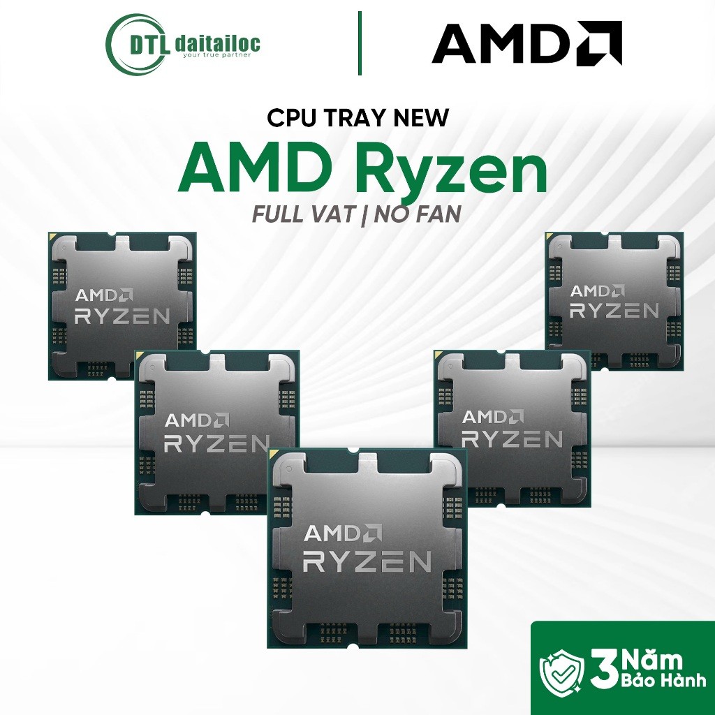 (Full VAT) CPU AMD  Ryzen 9 9950X3D Tray New ( No Fan ) | Bảo Hành 36 Tháng